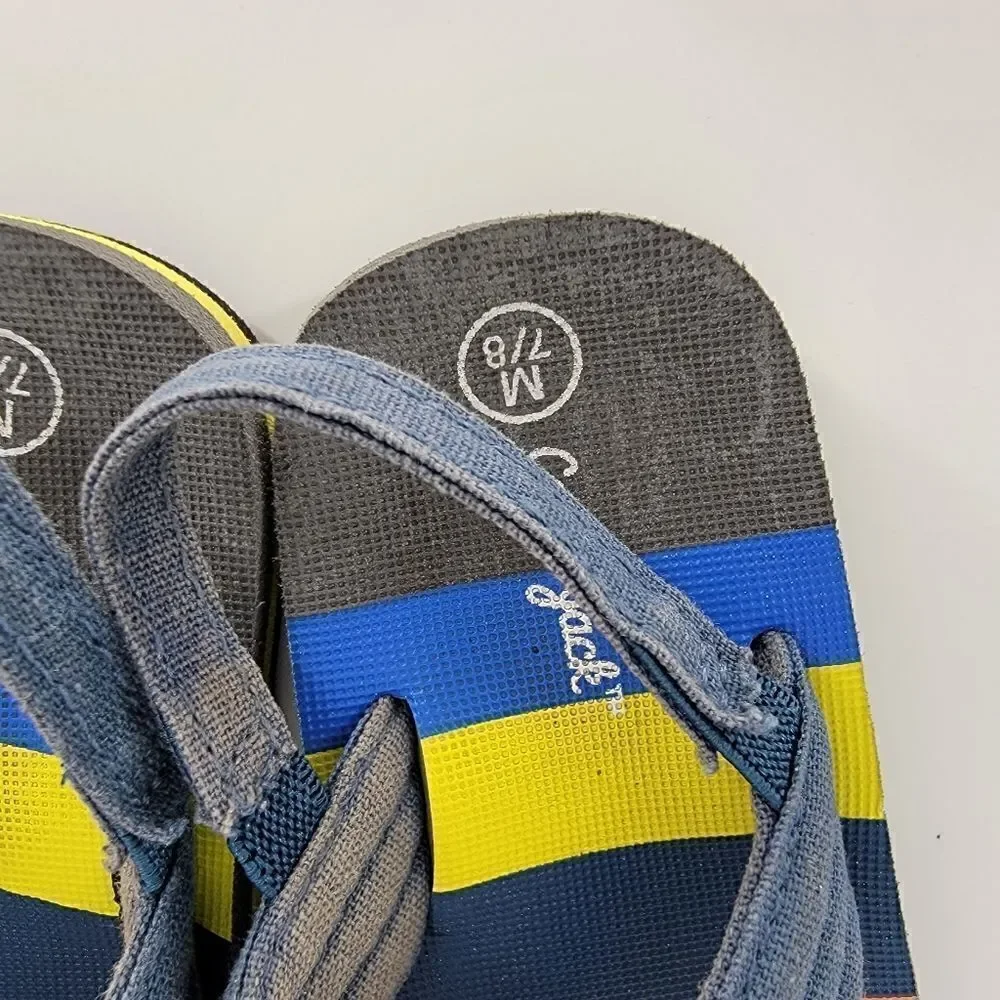 Cat and jack baby boys sandals flip flops blue 7